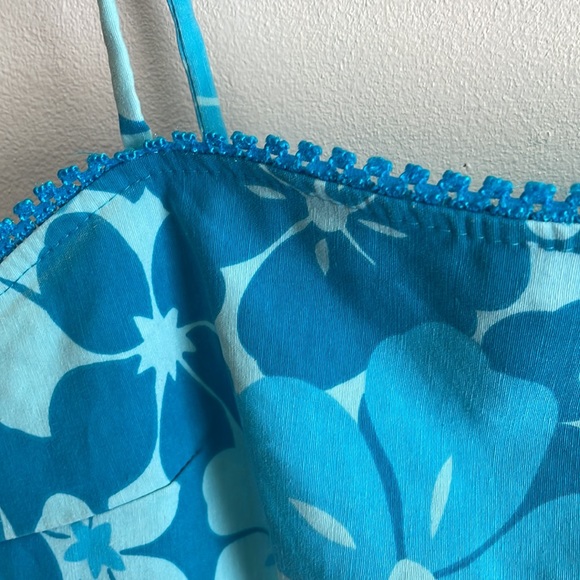 Vintage 13/14 Floral Print Sundress - Picture 3 of 8